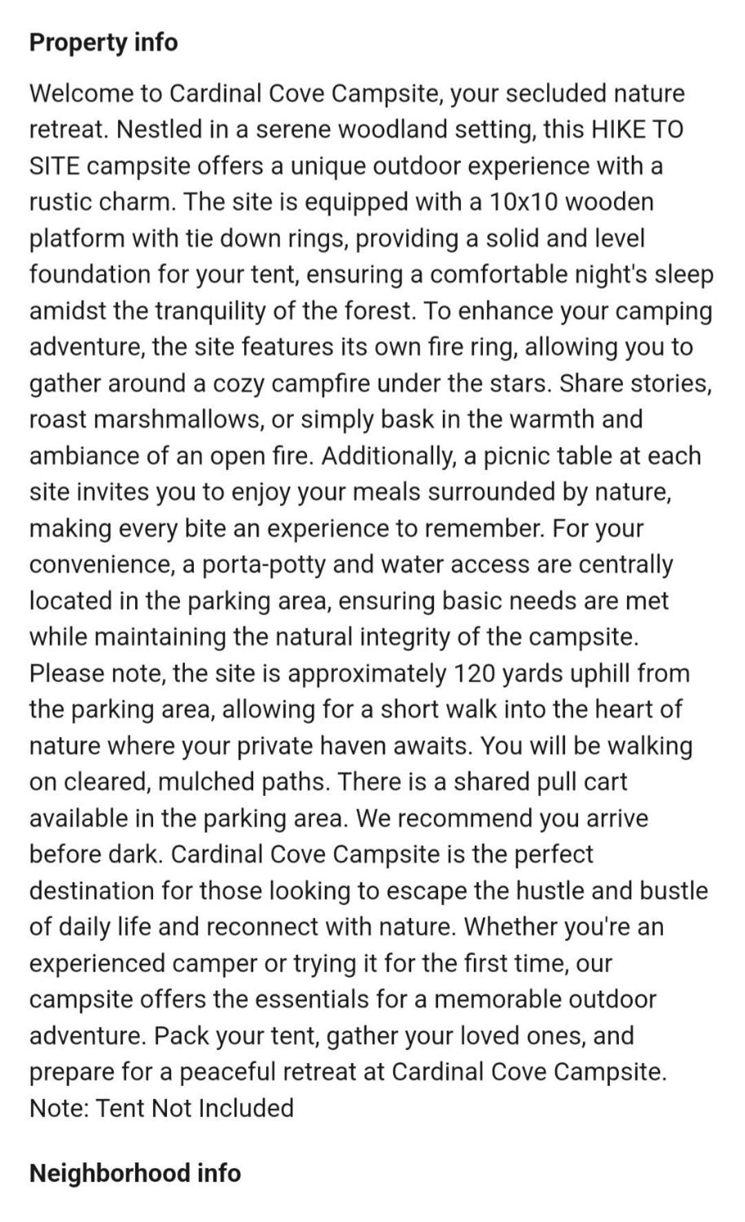Cardinal Cove Campsite At Hocking Vacations - Tent Not Included Logan Ngoại thất bức ảnh